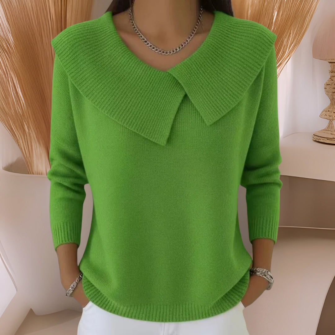 Jennifer | Sweater Tejido con Cuello Suave