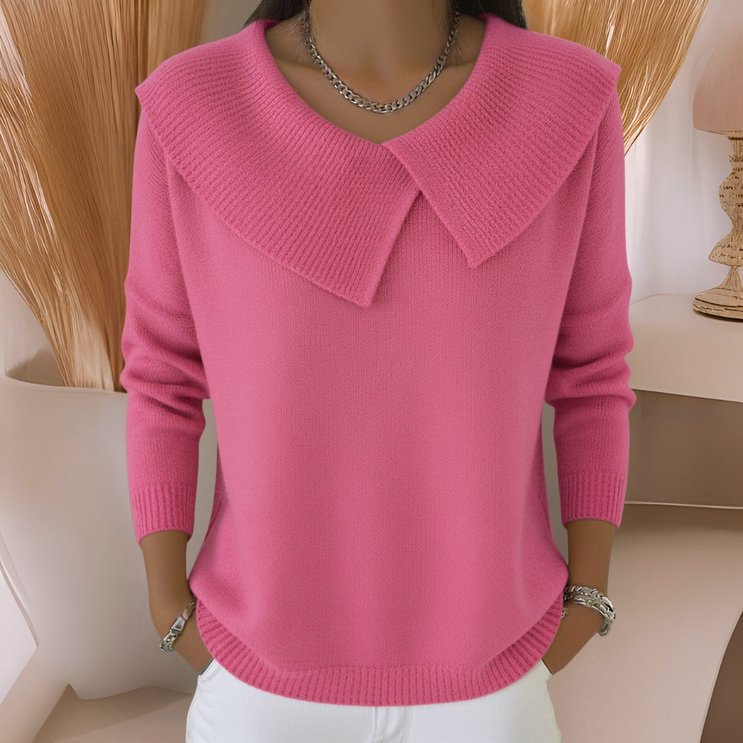 Jennifer | Sweater Tejido con Cuello Suave