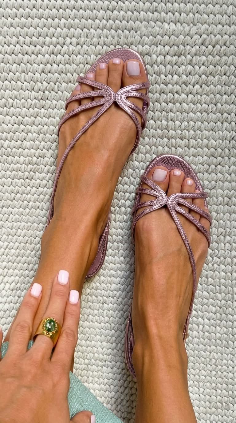 Ginevra | Sandalias de Confort Doradas para Mujeres