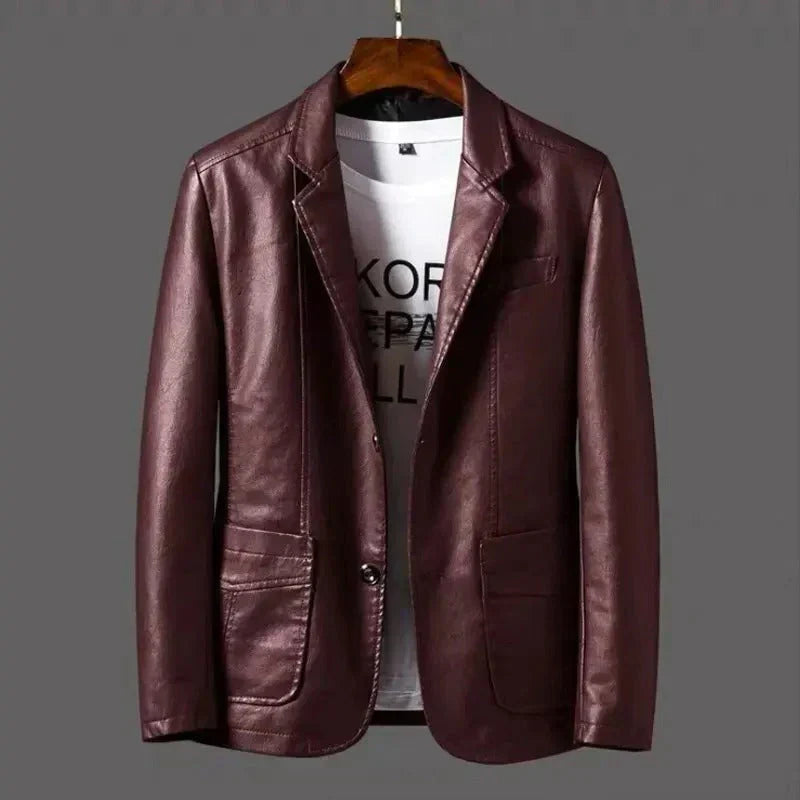 Chaqueta de piel premium