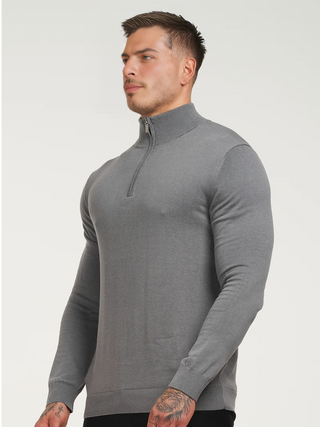 Sweater con medio cierre