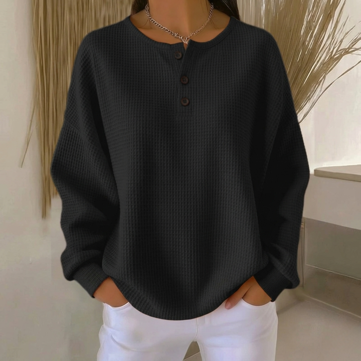 Aurelia | Henley de Tejido Waffle