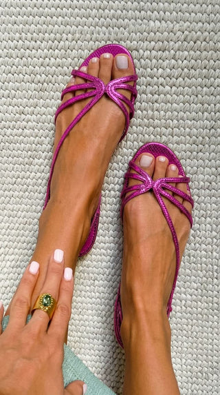 Ginevra | Sandalias de Confort Doradas para Mujeres