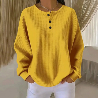 Aurelia | Henley de Tejido Waffle