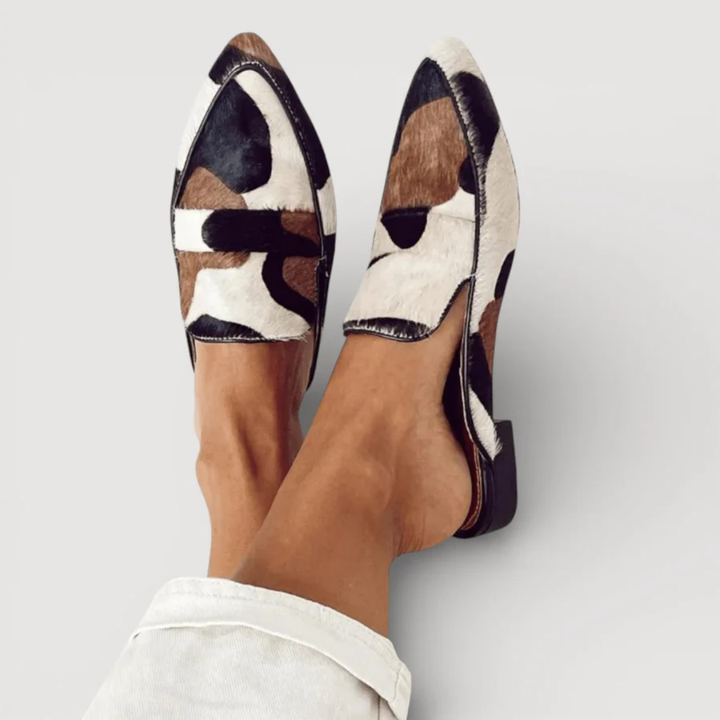 Mocasines Abstractos Impresos para Mujeres | Zapatos Cómodos