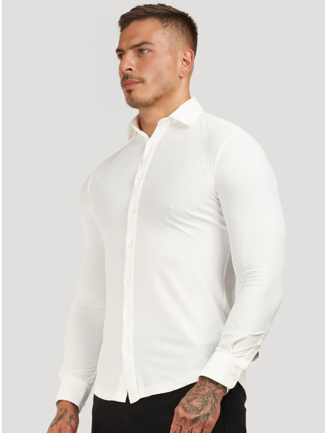 Camisa clásica elástica