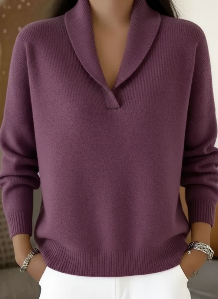 Elena | Sweater Elegante Cuello en V