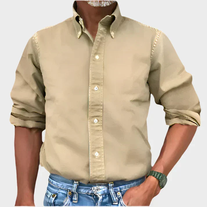 Camisa clásica de algodón