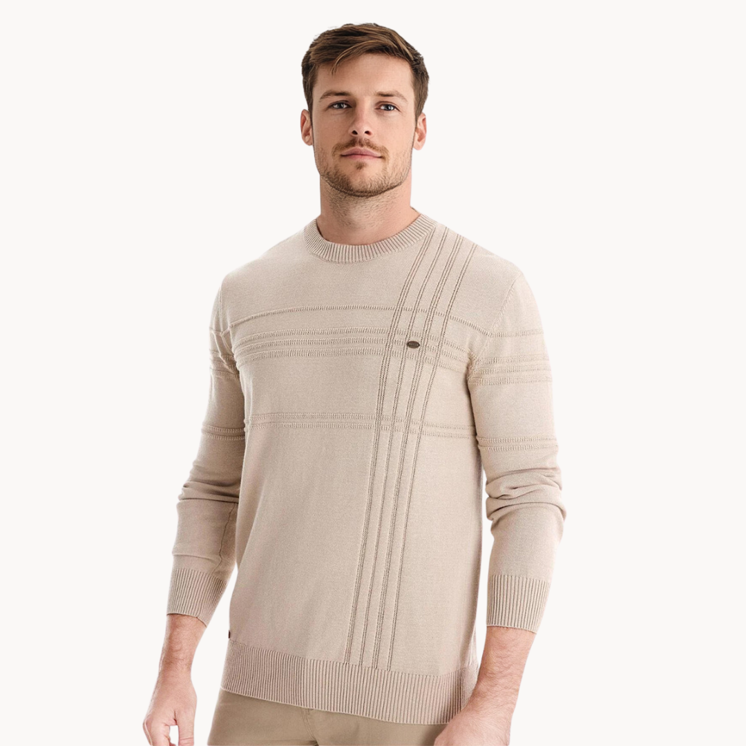Sweater de punto de lujo