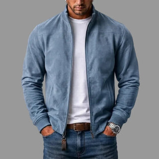 Matías | Chaqueta Bomber de Gamuza
