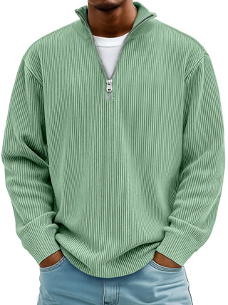 Marc | Sweater Acanalado con Cierre