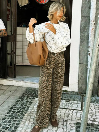 Pantalón animal print
