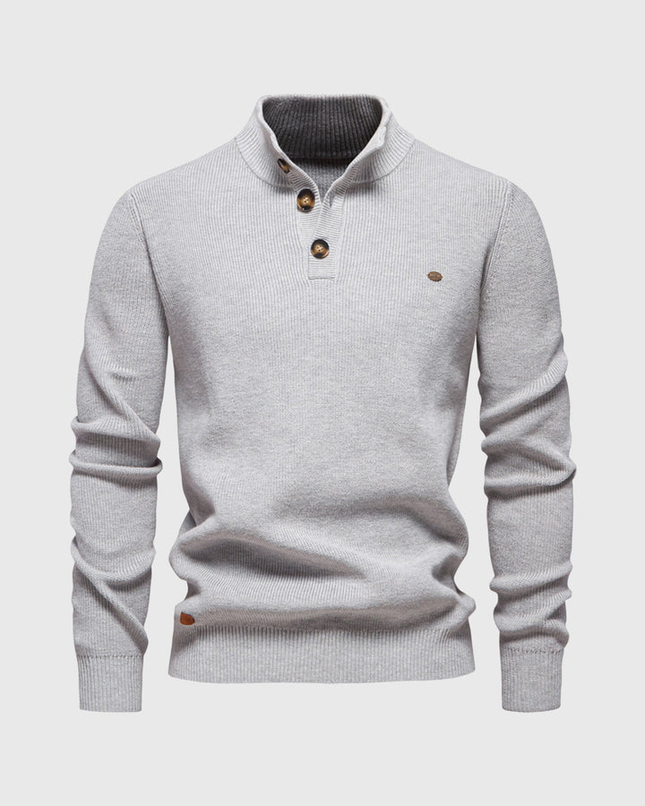 Sweater tejido con botones