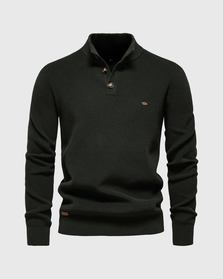 Sweater tejido con botones