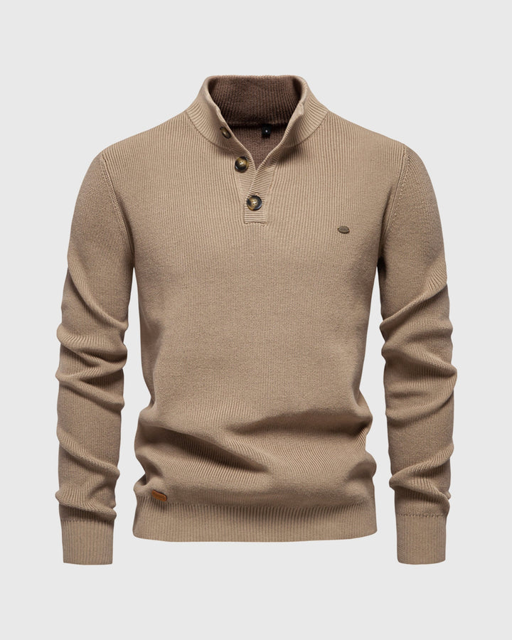 Sweater tejido con botones
