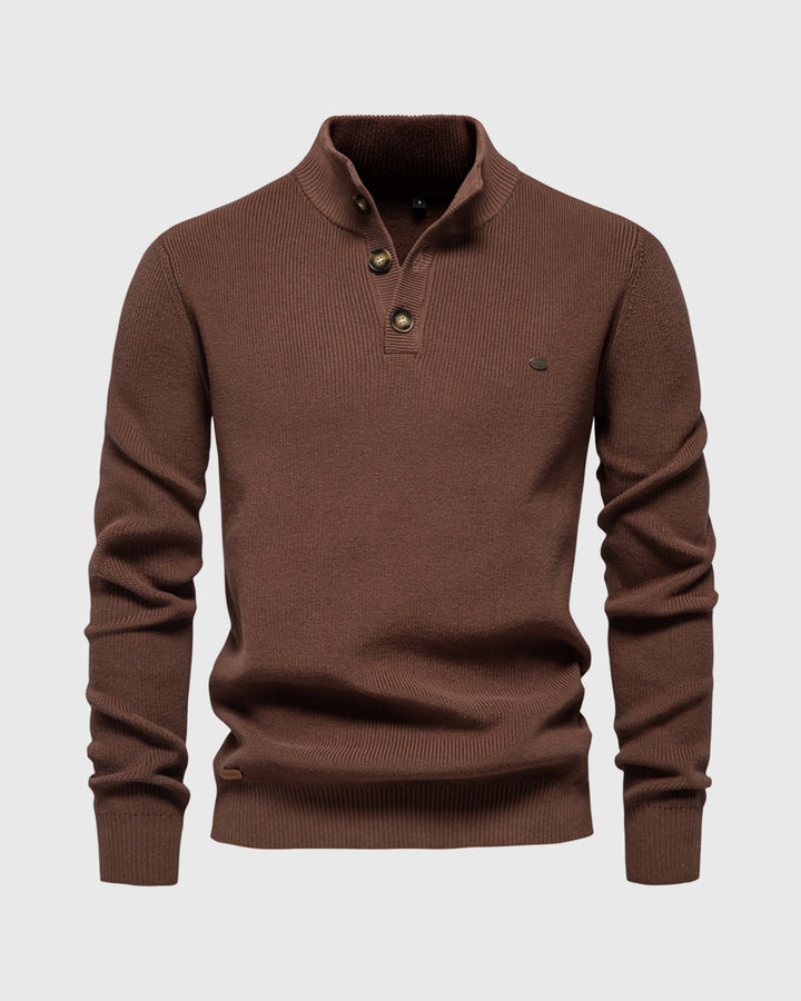 Sweater tejido con botones