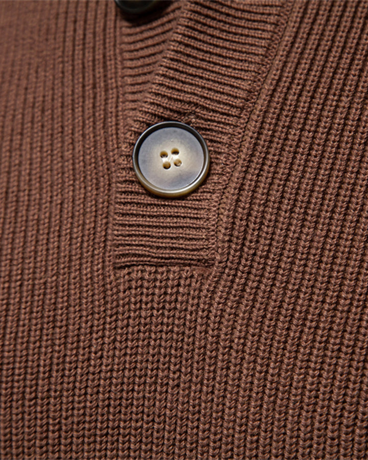 Sweater tejido con botones