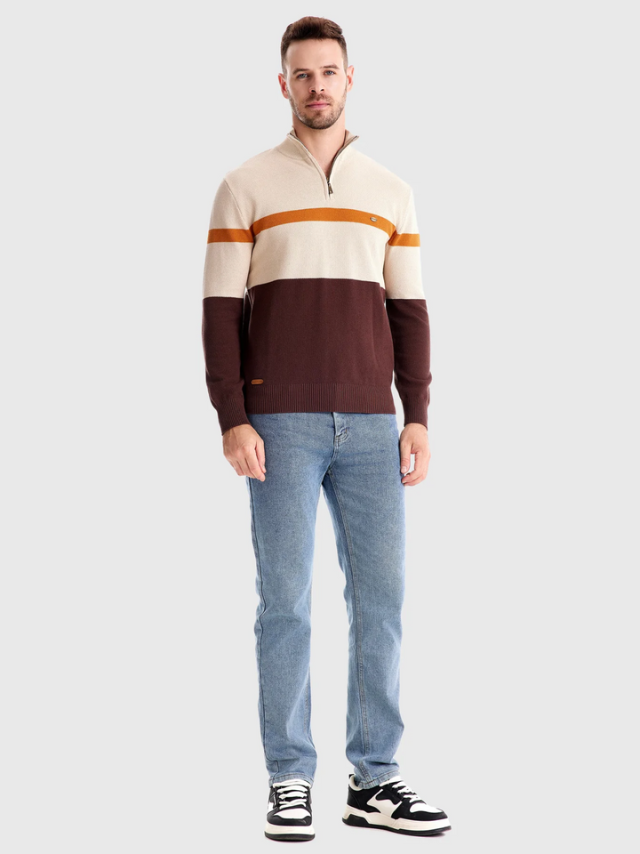 Sweater bicolor