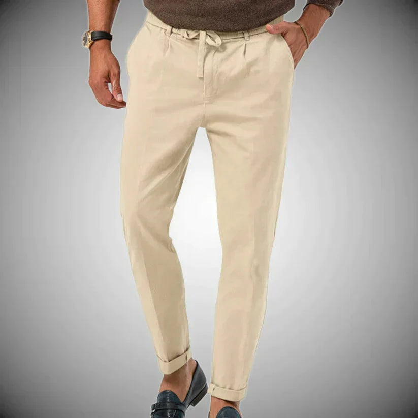 Pantalón casual de lino