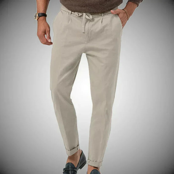 Pantalón casual de lino