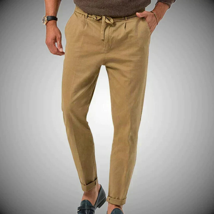 Pantalón casual de lino