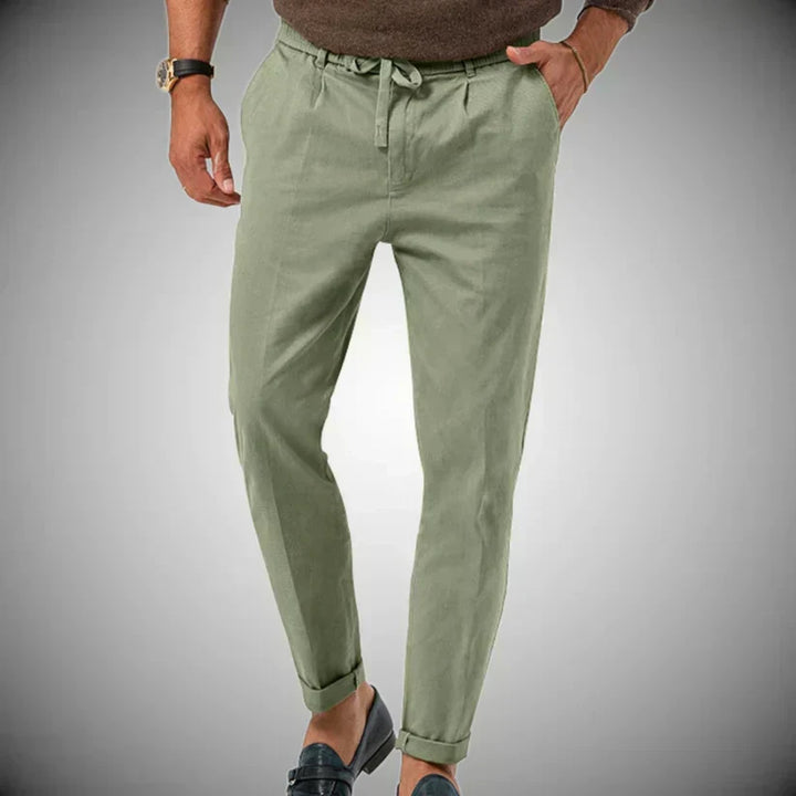 Pantalón casual de lino