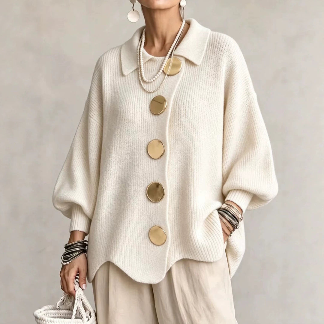 Isadora | Cárdigan Oversize con Cuello para Mujer
