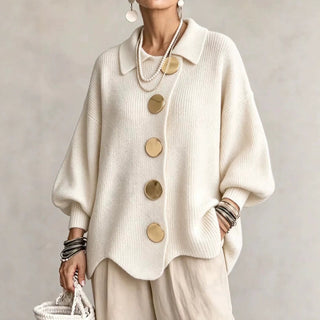 Isadora | Cárdigan Oversize con Cuello para Mujer