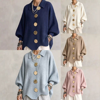 Isadora | Cárdigan Oversize con Cuello para Mujer