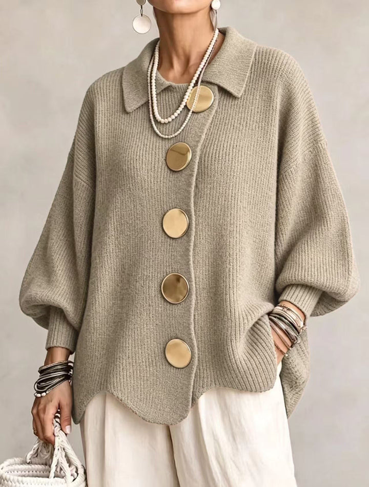 Isadora | Cárdigan Oversize con Cuello para Mujer