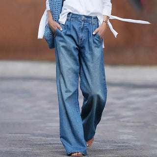Jeans de tiro alto Italia