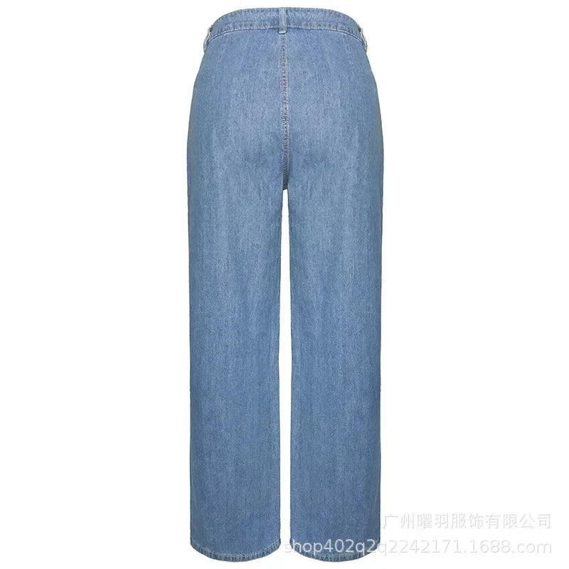 Jeans de tiro alto Italia
