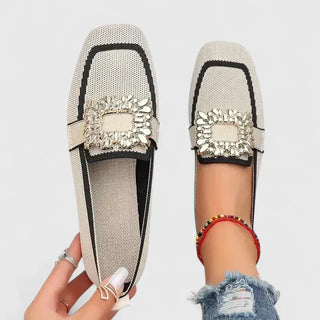 Mary | Mocasines Ortopédicos de Confort para Mujeres | Zapatos de Ajuste Ancho