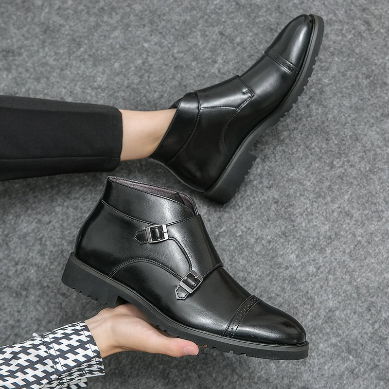 Bota ecocuero elegante