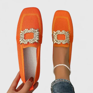 Mary | Mocasines Ortopédicos de Confort para Mujeres | Zapatos de Ajuste Ancho
