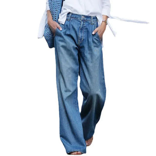 Jeans de tiro alto Italia