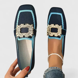 Mary | Mocasines Ortopédicos de Confort para Mujeres | Zapatos de Ajuste Ancho