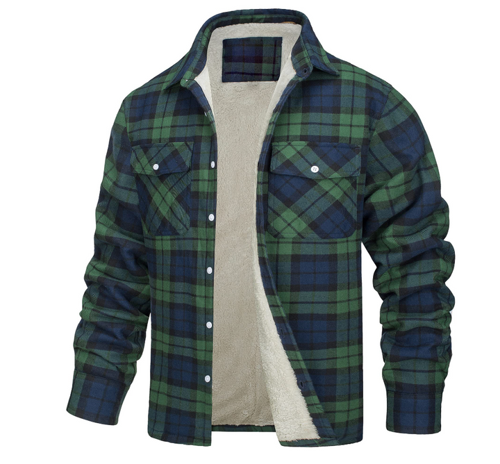 Chaqueta invierno a cuadros
