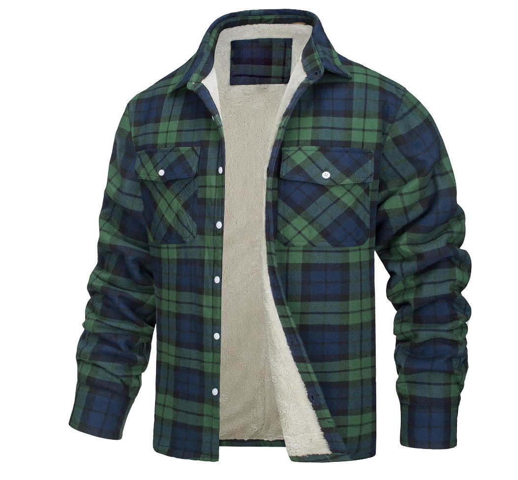 Chaqueta invierno a cuadros