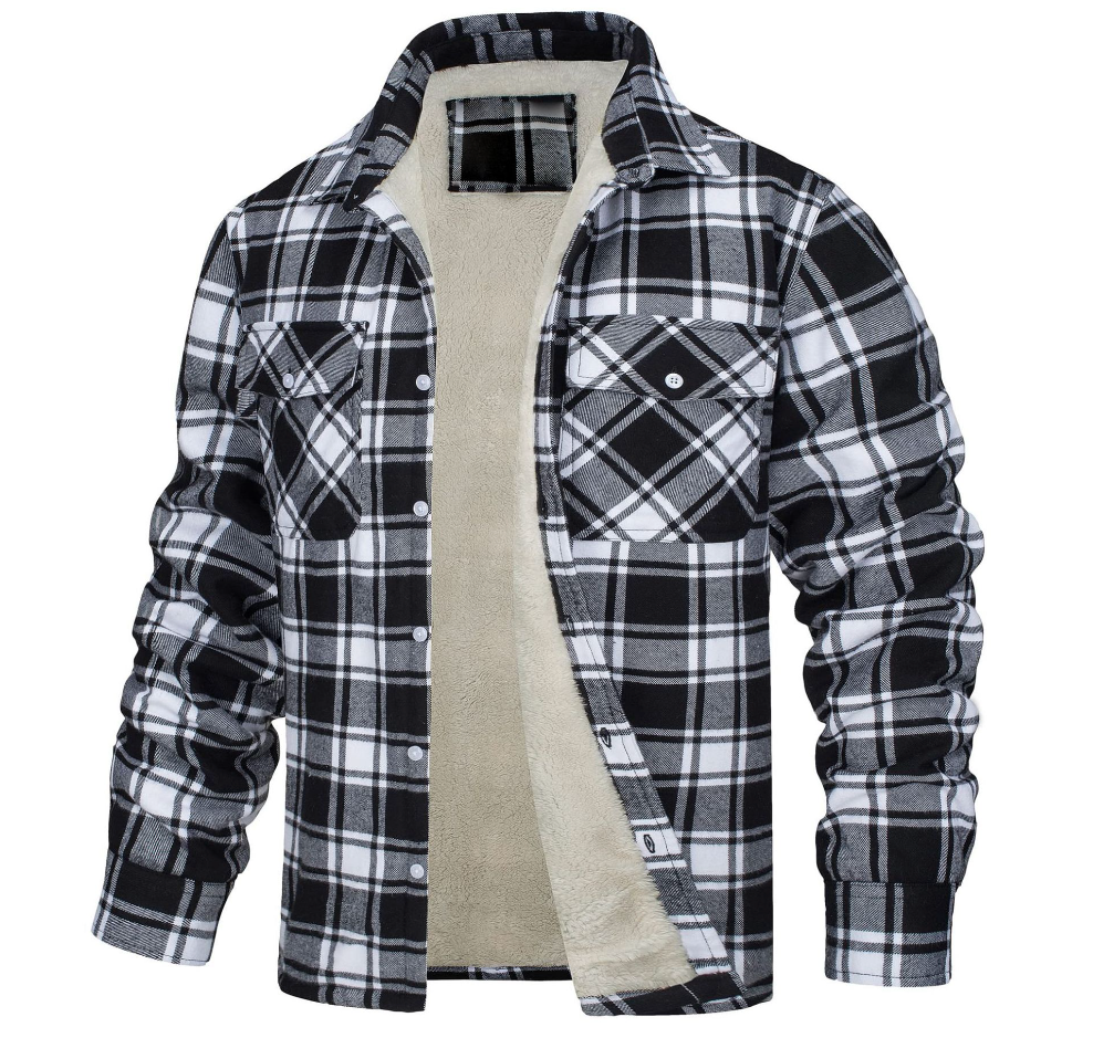 Chaqueta invierno a cuadros