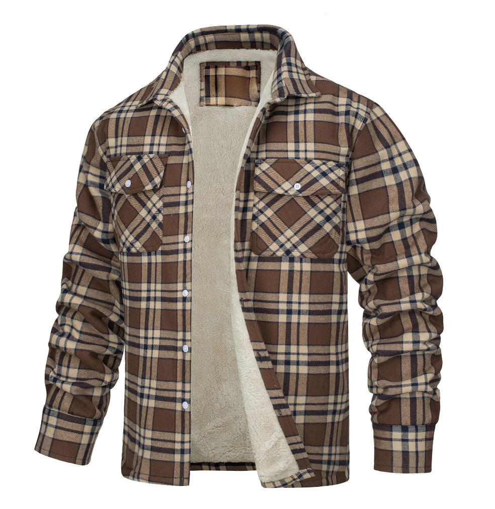 Chaqueta invierno a cuadros
