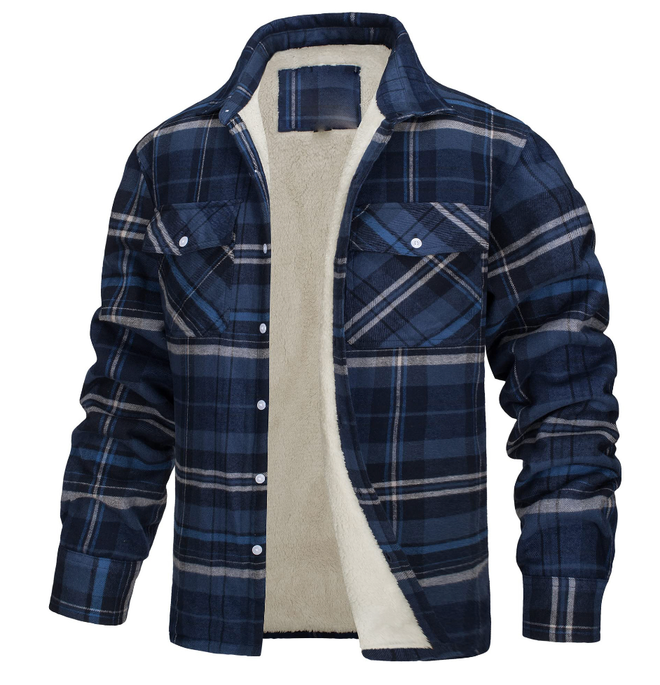 Chaqueta invierno a cuadros