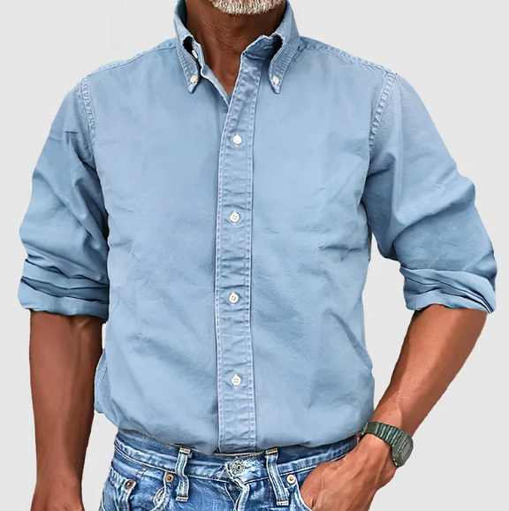 Camisa clásica de algodón