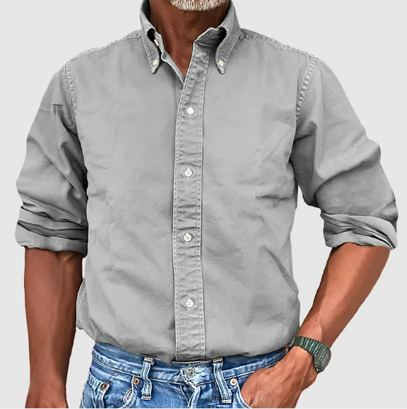 Camisa clásica de algodón