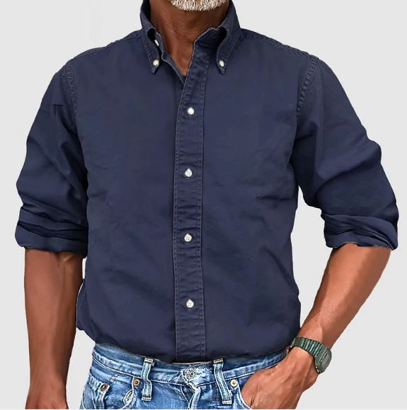 Camisa clásica de algodón