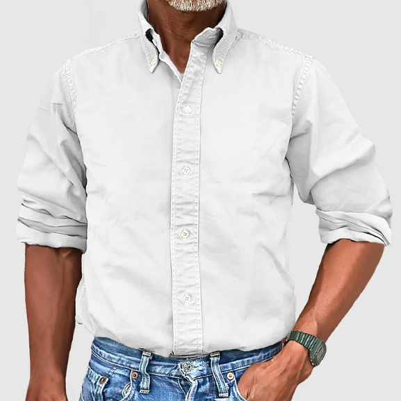 Camisa clásica de algodón