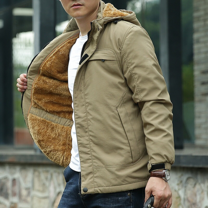 Chaqueta de piel invierno