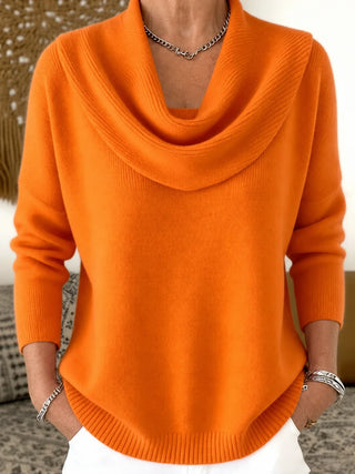 Isidora | Sweater de Cuello Drapeado