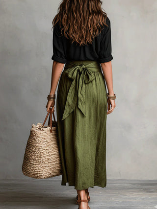 RENATA | CONJUNTO CAMISA Y FALDA