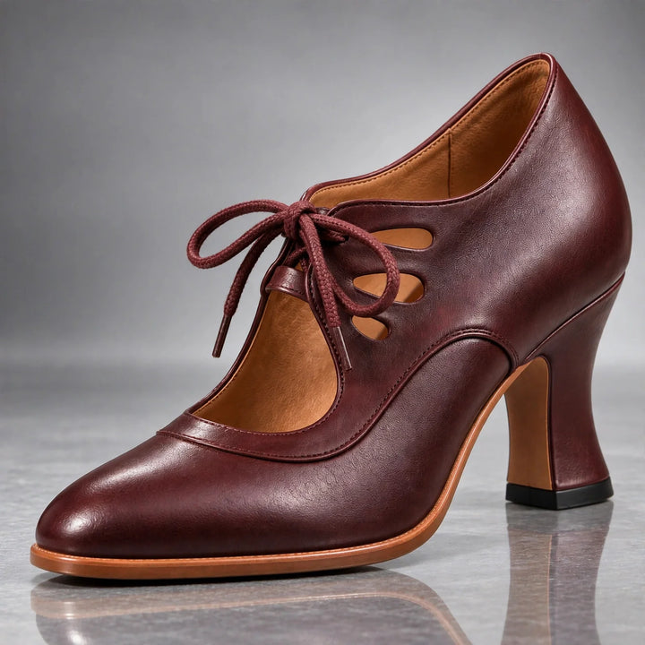 Alma | Zapatos de taco con cordones